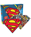 AQUARIUS 600 Piece Diecut Shaped Jigsaw Puzzle - Multi-colored Superman Logo - Model 75017 - One Size