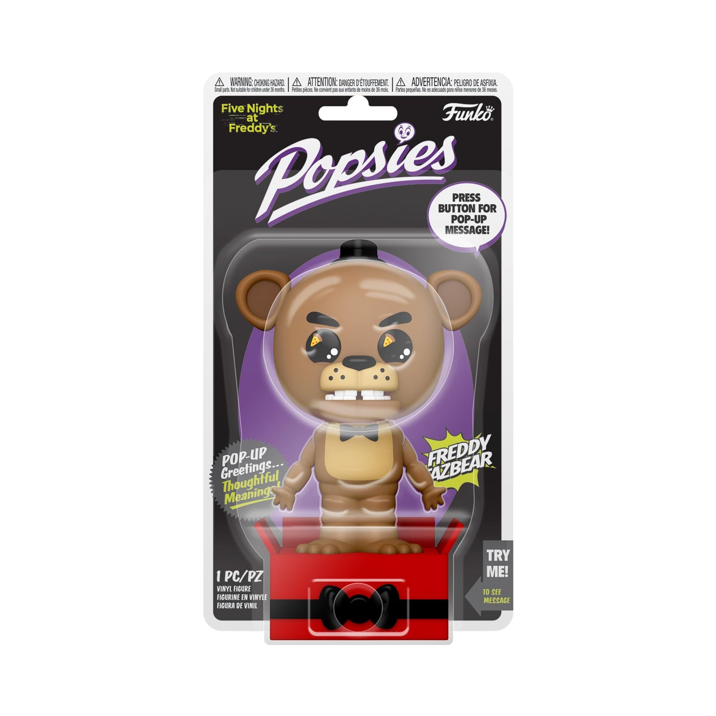 Funko Popsies Five Nights At Freddys - Freddy Fazbear Pop Vinyl Gift Messanger