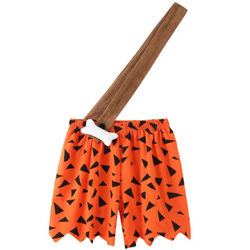 Family Halloween Costumes With Baby 2024 Flintstones Bambam Toddler Mommy And Me Newborn Boy Kids Outfit,6-12 Months Orange