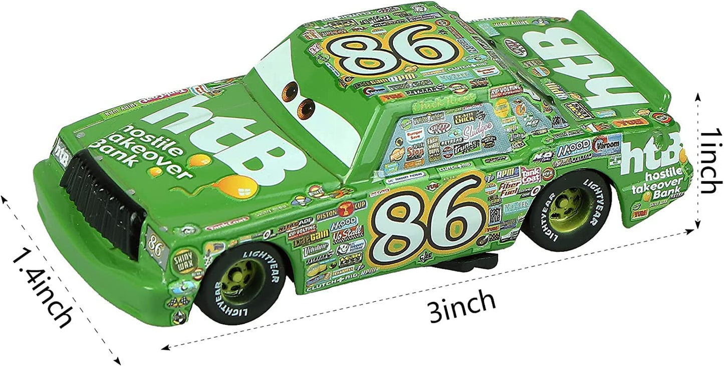Movie Car 1:55 Diecast Vehicles Diecast Vehicle Toys Set for Boy Gifts (2PCS)