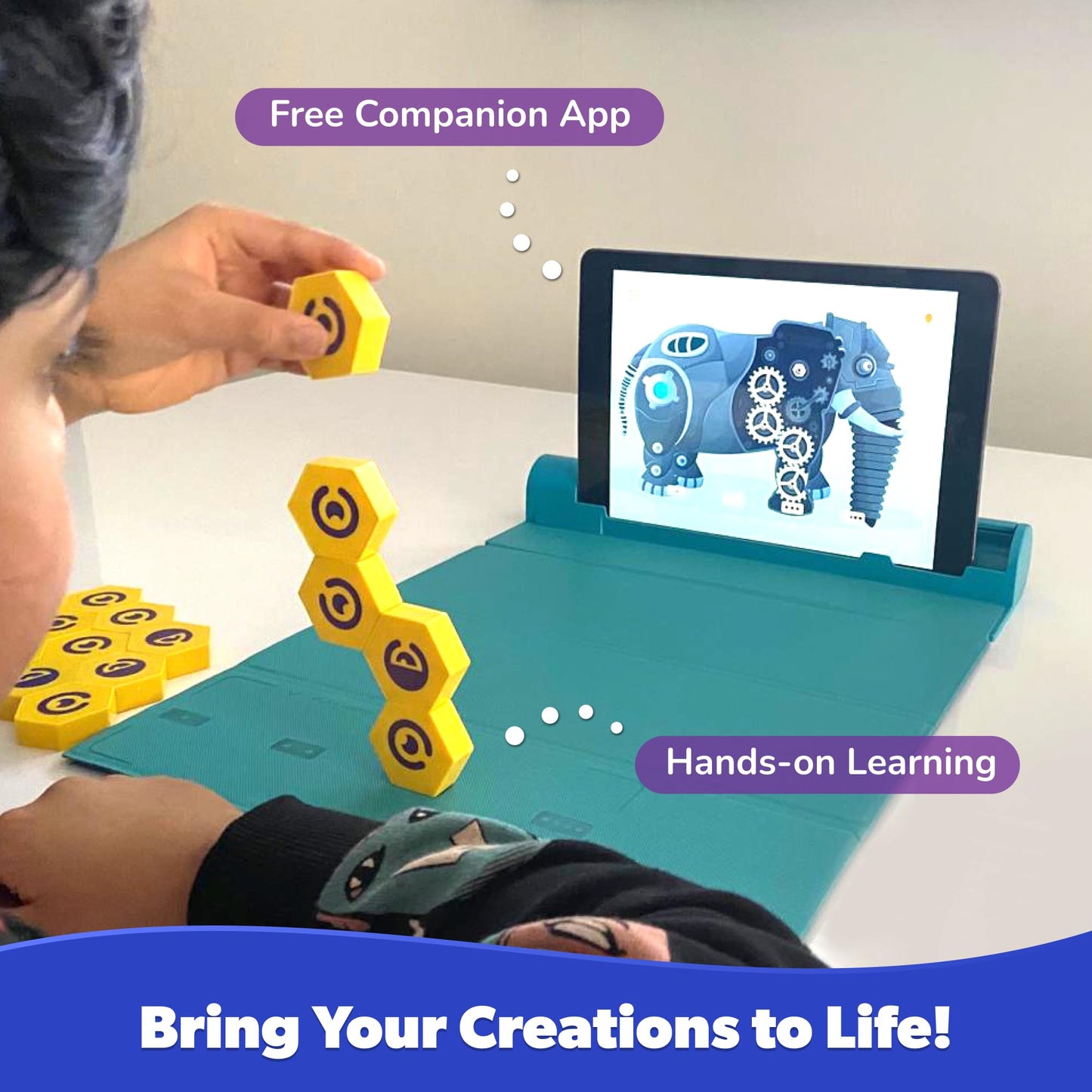 Playshifu Plugo Coding Kit - Learn The Basics Of Coding With Interactive Block-Based Games And Puzzles For Kids Ages 4-10 | Smar