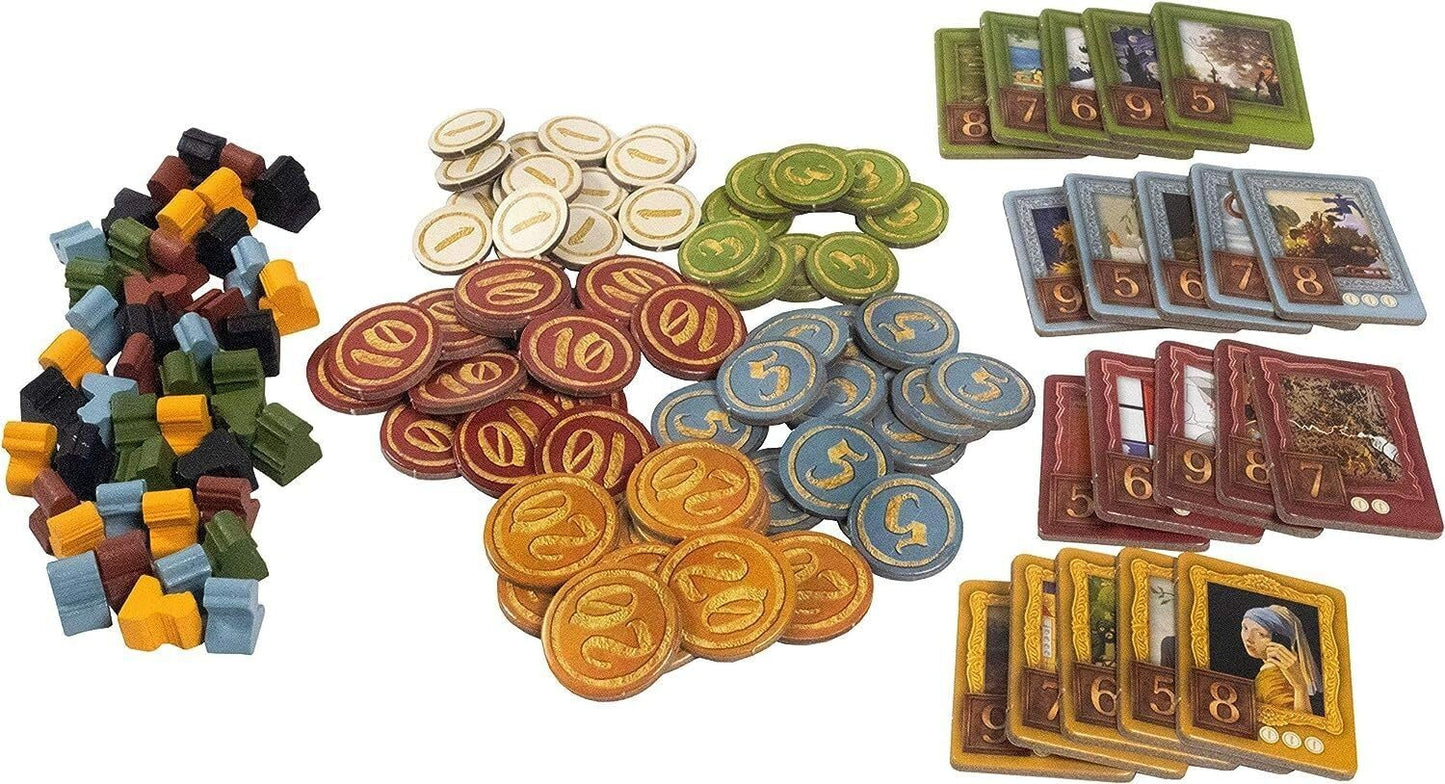 Renegade Game Studios Artsee, Card Playing Game, 2-5 Players, Light Strategy Game, Drafting Cards & Building Out Art Gallery, Welcoming Visitors & Trying To Give Best View Possible, Ages 12 And Up