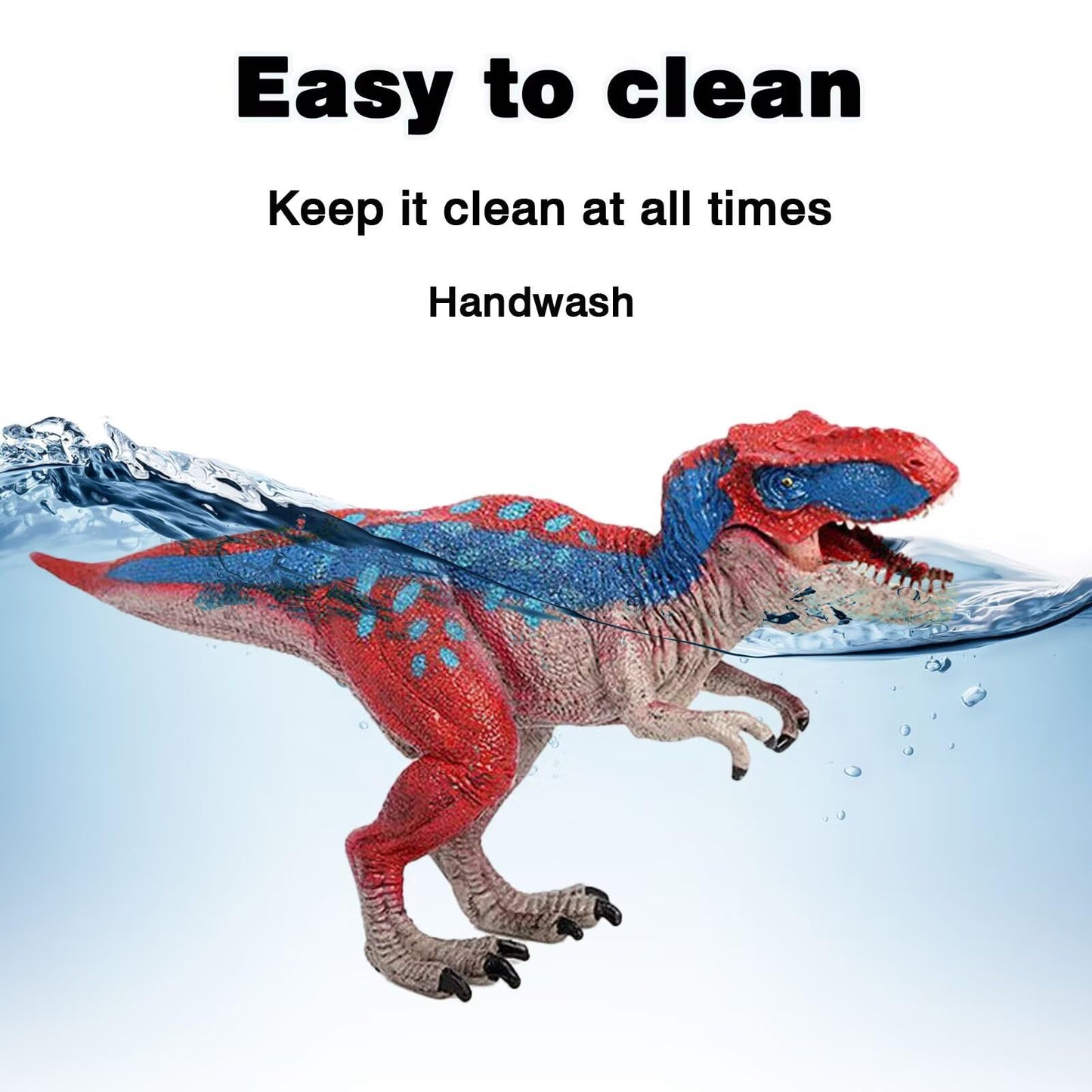 Pau1Hami1ton Big Dinosaur Toys for Kids 3-5, Realistic Toddler Dinosaur Toy Set, Educational Dinosaurs for Kids, Perfect for Lea