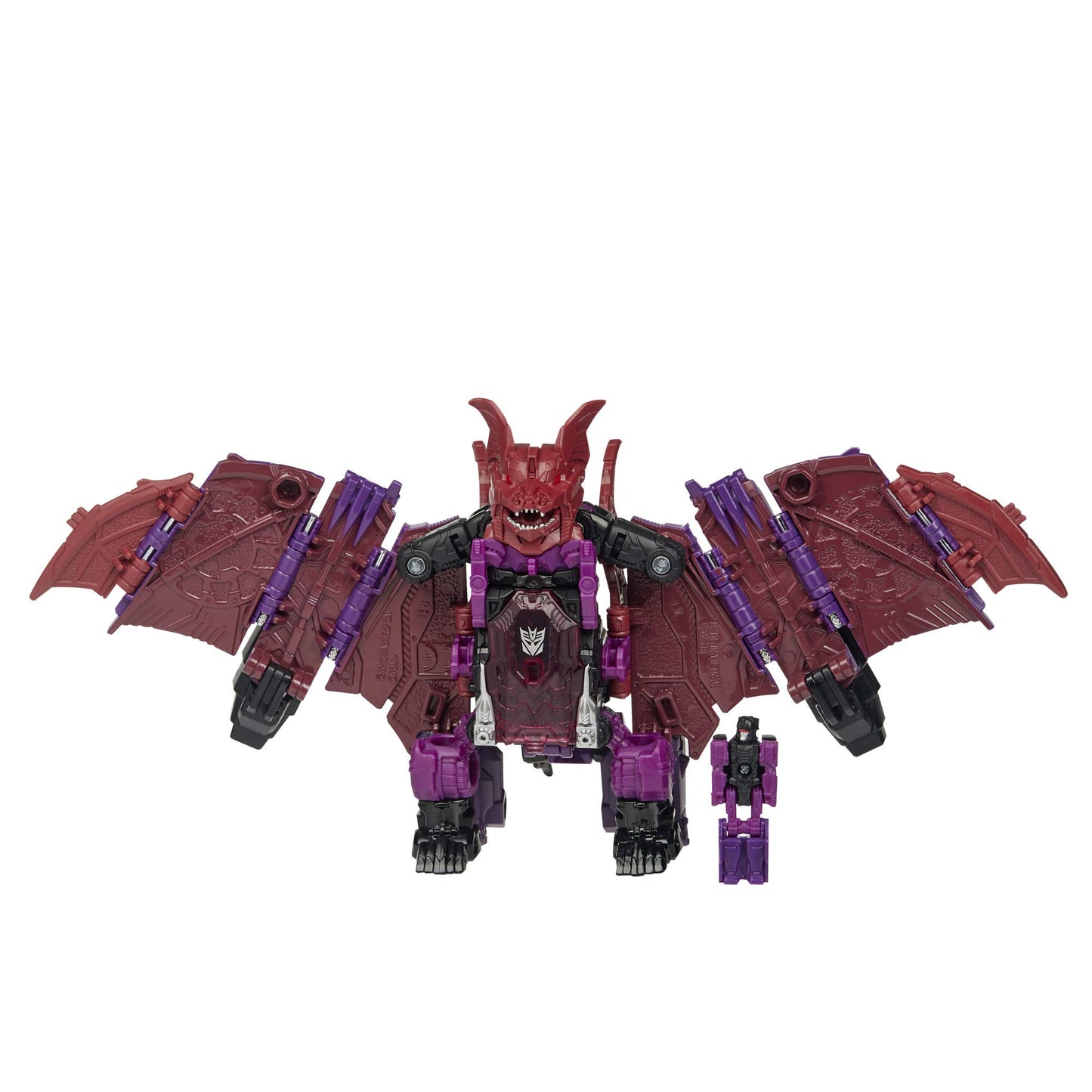 Transformers 2021 Modern Figure In Retro Packaging Decepticon Headmaster Mindwipe With Vorath