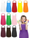 Iagbibui Kids Apron, 12 Pack Kids Aprons For Girls Boys, Children Art Painting Aprons Kitchen Classroom Cooking Baking For Age 6