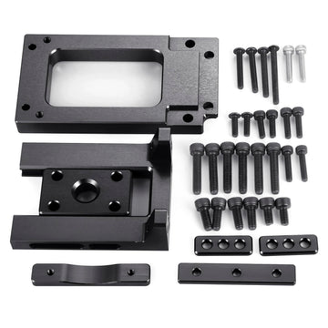 Axspeed Aluminum Motor Mount Quick Release Motor Base For 1/5 X-Maxx 6S 8S Xrt 8S 77086-4 Rc Truck (Black)