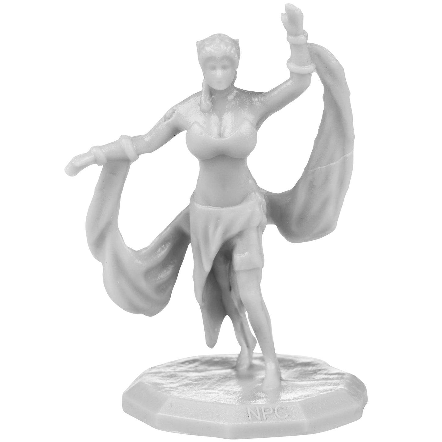 Townsfolk Mini Fantasy Figures Set- 64 Non Player Character Npc Miniatures - 1'' Hex Nobility, Merchants, And More - Compatible