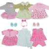 Jing Show Bussiness Baby Doll Clothes ,6 Sets Girl Doll Clothes Dress For 10-12 Inch Doll, Doll Outfits Accessories For Baby Doll Girl