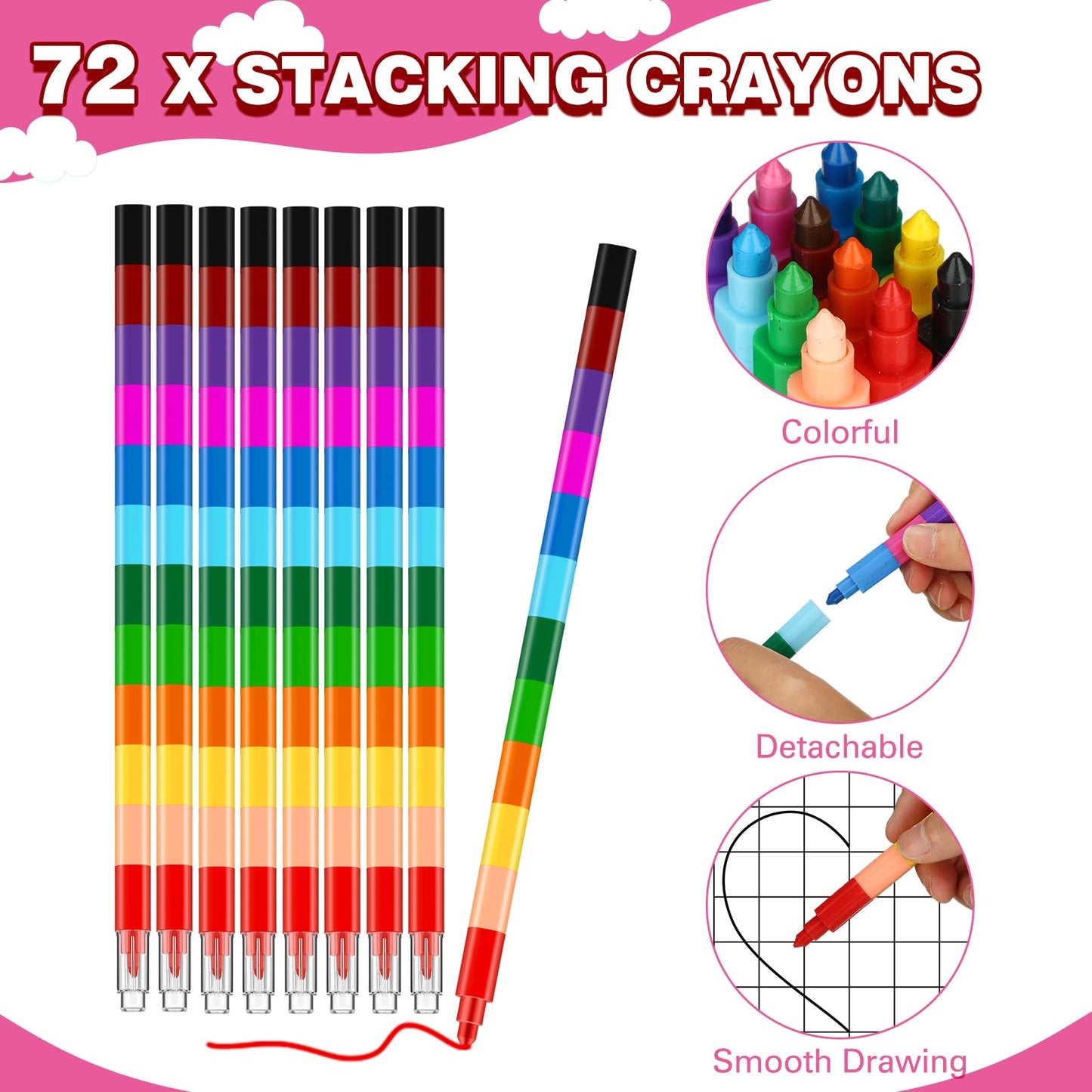 Fulmoon 144 Pcs Valentines Day Coloring Books for Kids Valentines Party Favors Bulk Gifts Valentine Coloring Book Set Goodie Ba