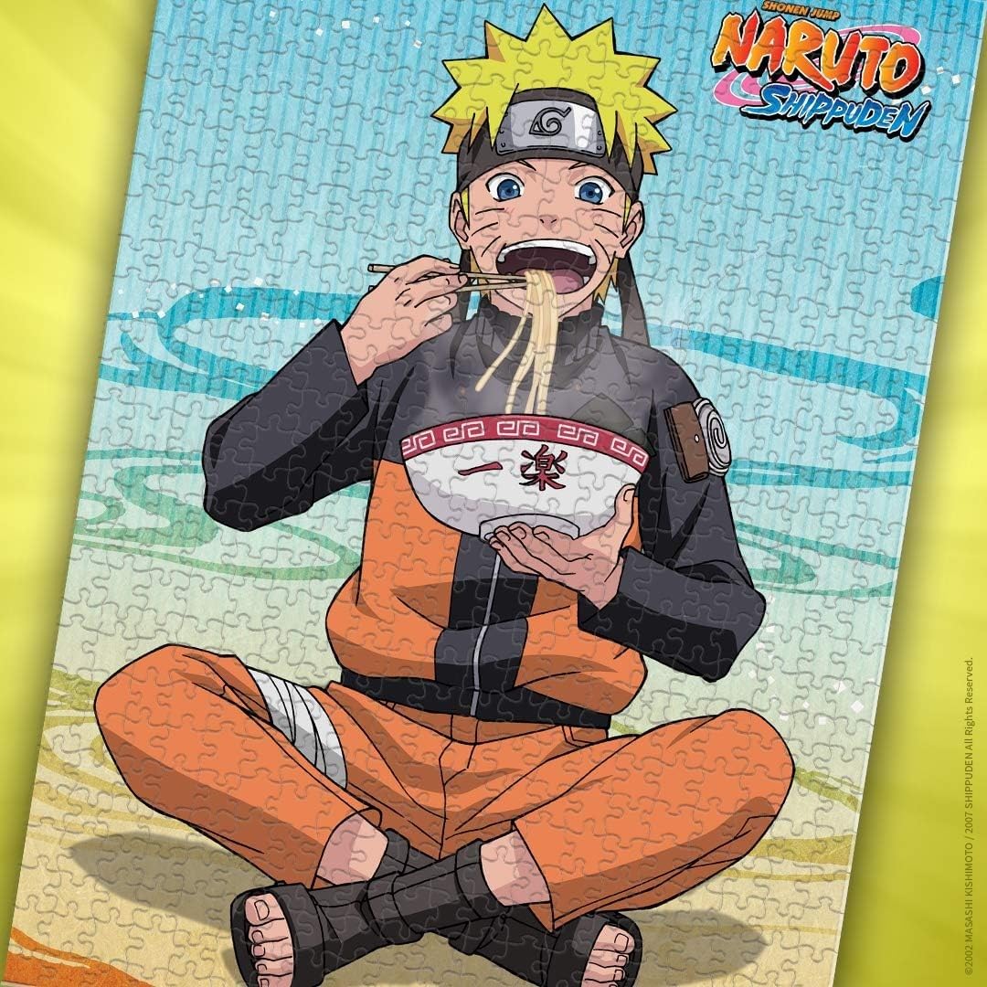 Usaopoly Naruto Ramen Time 1000 Piece Jigsaw Puzzle | Officially Licensed Naruto Merchandise | Collectible Puzzle Featuring Naruto Uzumaki From The Anime Show And Manga