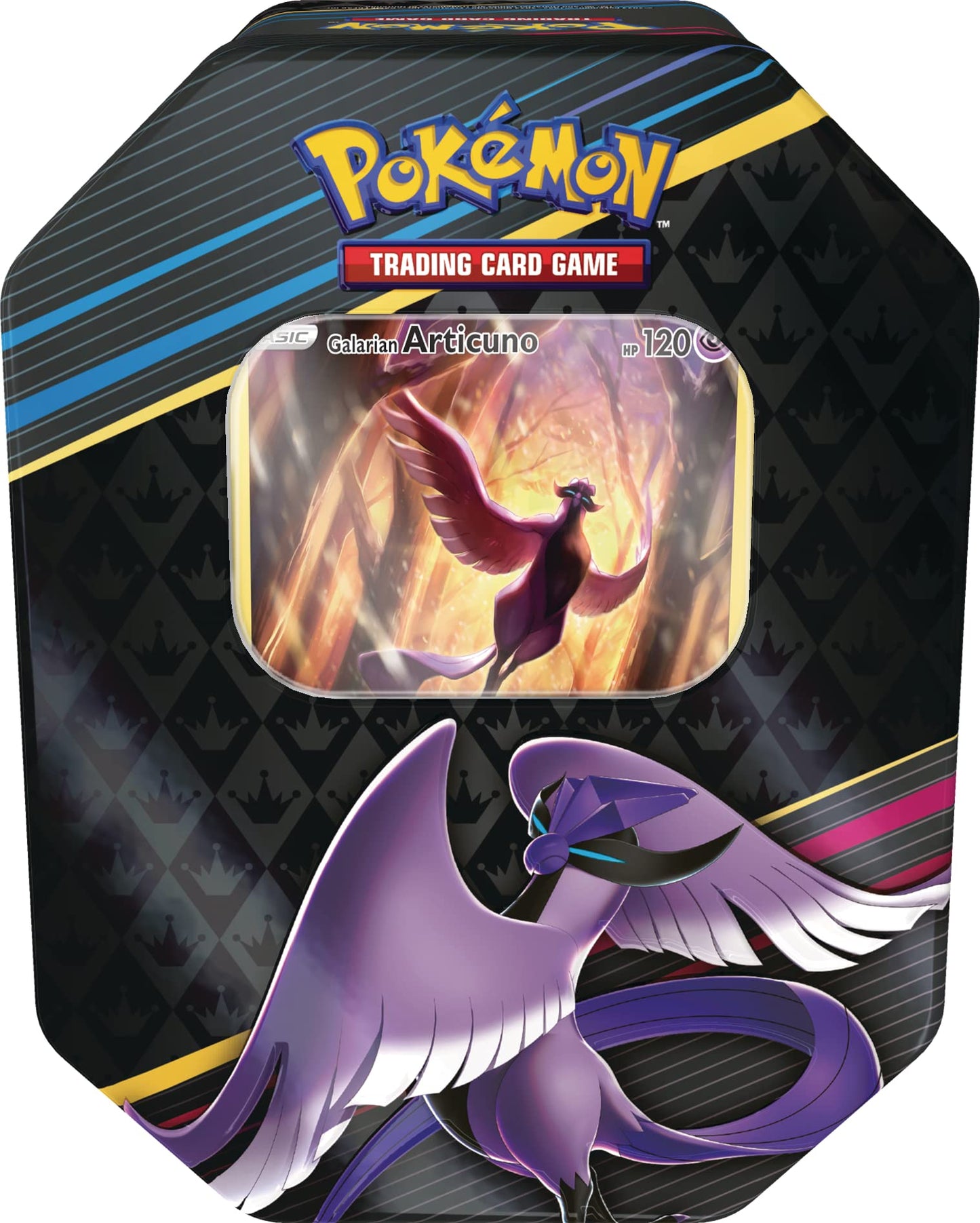 Pokémon Tcg: Crown Zenith Tin – Galarian Articuno (1 Foil Card & 5 Booster Packs)
