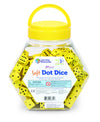Learning Resources Hands-On Soft Dot Dice Bucket, Set Of 200, Ages 3+, Classroom Or Homeschool Supplies, Back To School Supplies