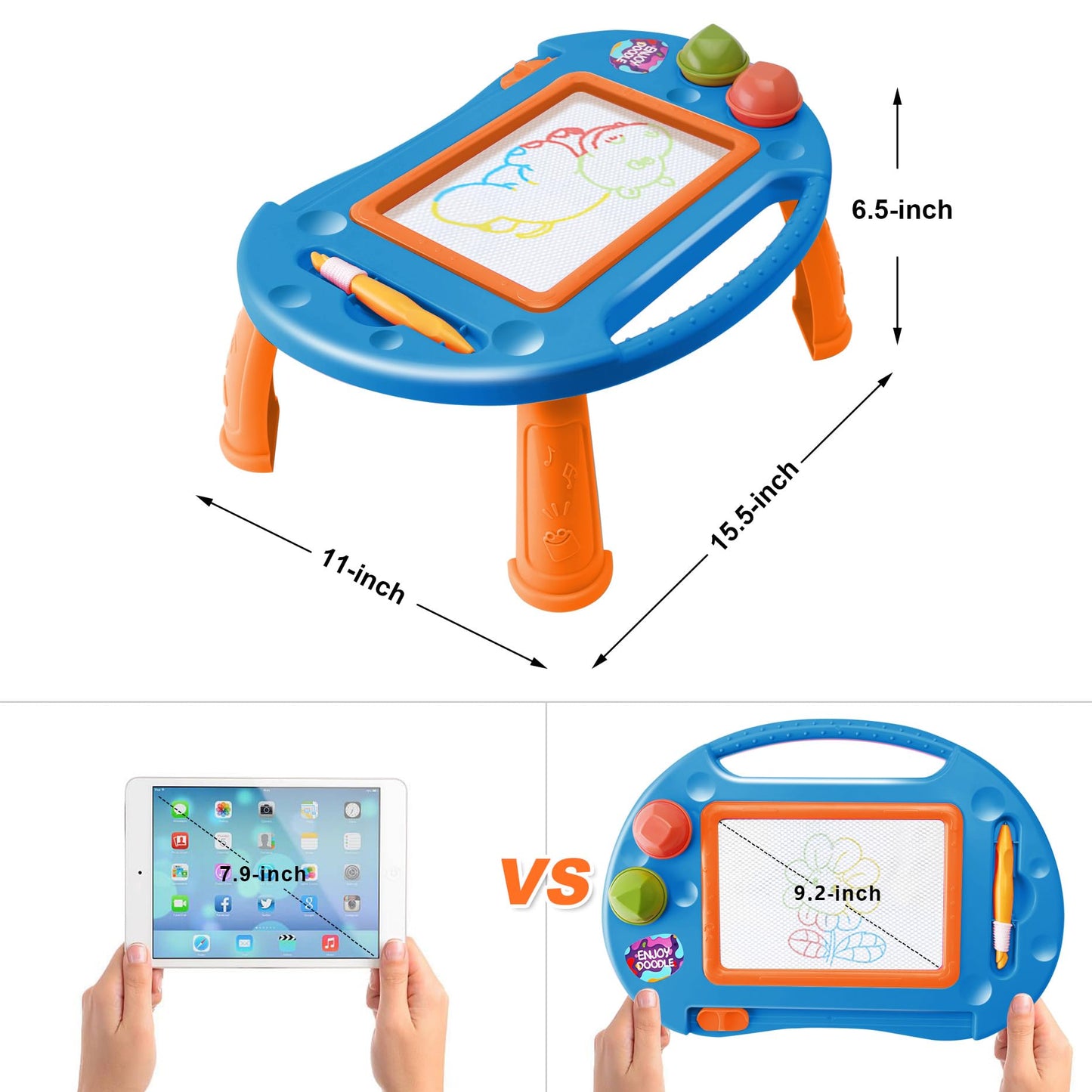 Toys For 2-3 Year Old Boys Girls,Magnetic Drawing Board,Toddler Toys For Boys Age 2 3,Erasable Doodle Board For Kids,Learning To