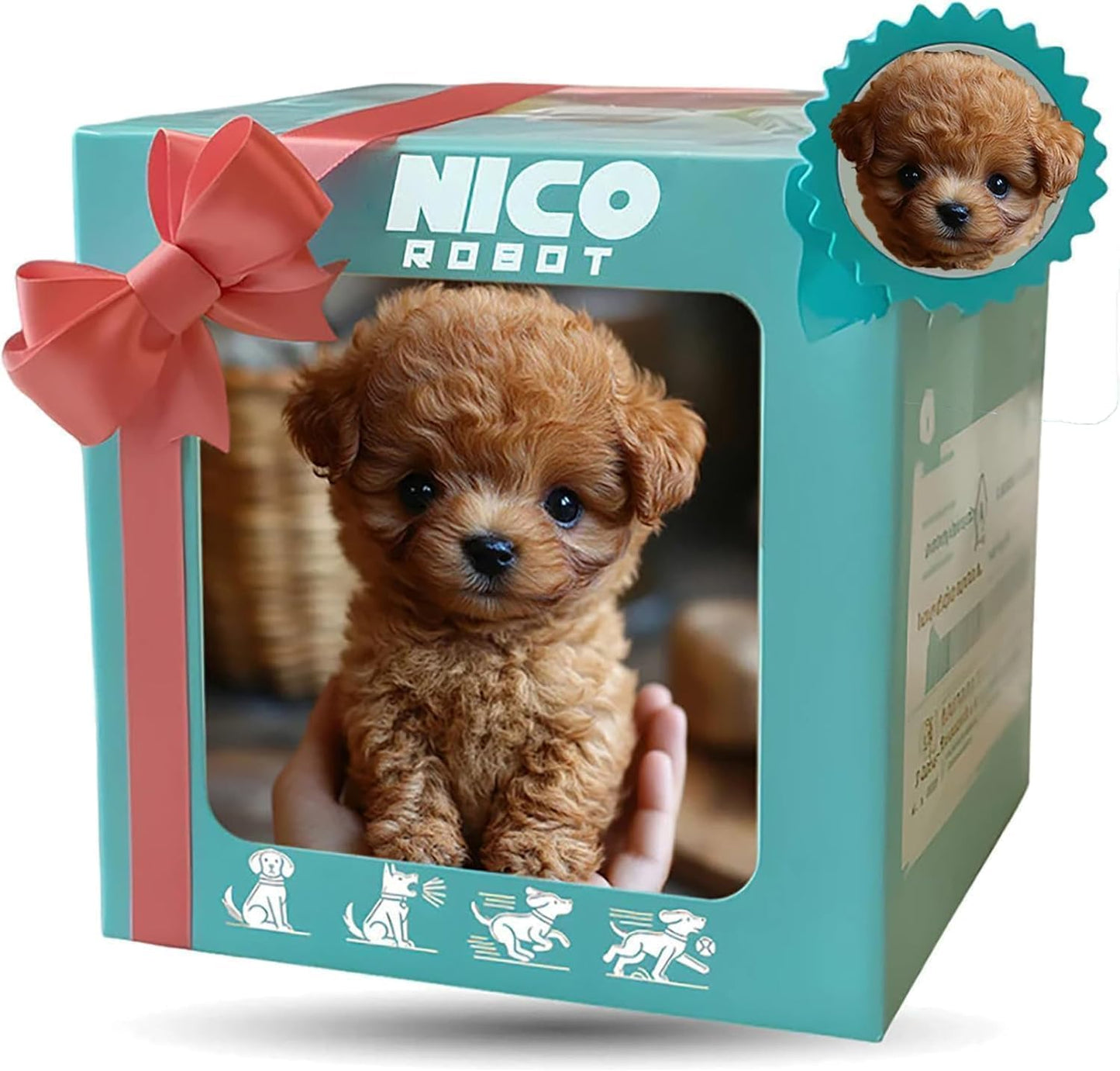 Robot Dog, Robot Puppy That Acts Like a Real Dog, Realistic Robotic AI Pet Dogs, My Best Realistic Nico Robots Puppy, Electronic