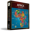 Asia Map Puzzle - Map Of Asia - Jigsaw Puzzle-Educational History - 100 Piece Puzzles -The Inevitable Continent - Geography Puzz
