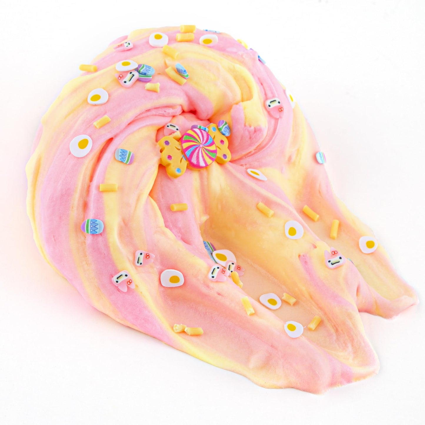 Dual Color Butter Slime, Super Soft And Non-Sticky Premade Slime For Kids, Sensory Toys For Girls And Boys Ages 8-12, Slime Part