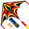 Sgftre Red Large Delta Kites Easy To Fly For Kids Outdoor Activities Ages 4-8