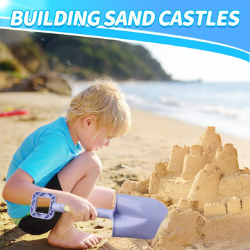 16'' Wood Beach Sand Shovel Toys for Kids Adults, Heavy Duty Beach Toys Shovels for Sandbox Table, Sand Toy Shovel for Shoveling