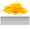 Eudax 300 Pcs 30Mmx8Mm Plastic Roll 2Mm Dia Shaft Toys Wheel And 2Mmx100Mm Stem Shaft Round Rod Axles For Diy Toy Rc Car Truck Boat Helicopter Model Part Building Projects (Yellow)