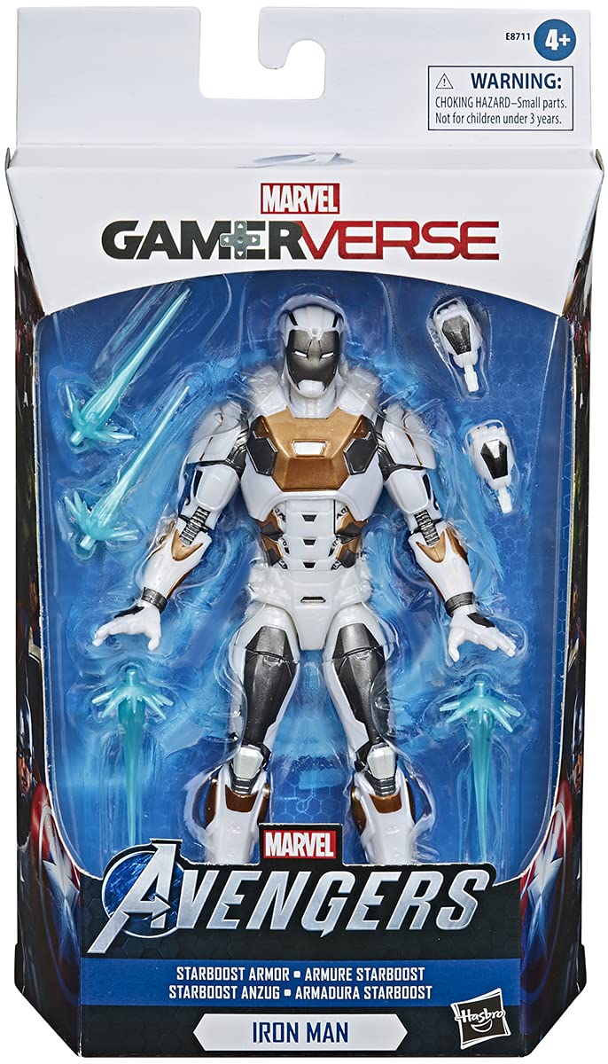 Marvel Hasbro Legends Series 6-inch Collectible Action Figure Toy Gamerverse Avengers Starboost protective covering Iron Man 6 Accessories