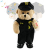 Houwsbaby 14 Electronic Police Teddy Bear Stuffed Animal Dancing Music Singing Waving Interactive Teddy Bear Plush Toy Presents
