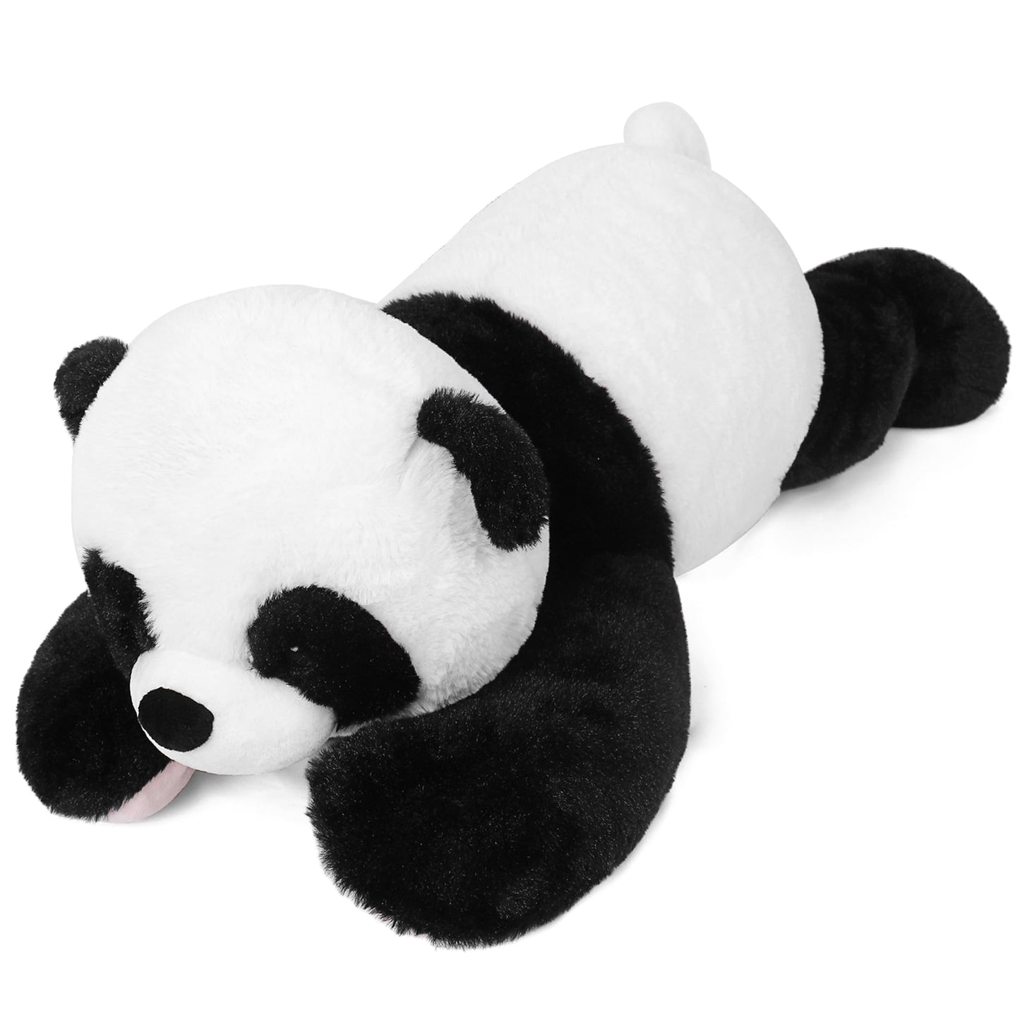 Wepop 5Lb Weighted Stuffed Animals, 24In Big Panda Plush, Cute Soft Plushie Pillows For Adults Boys Girls