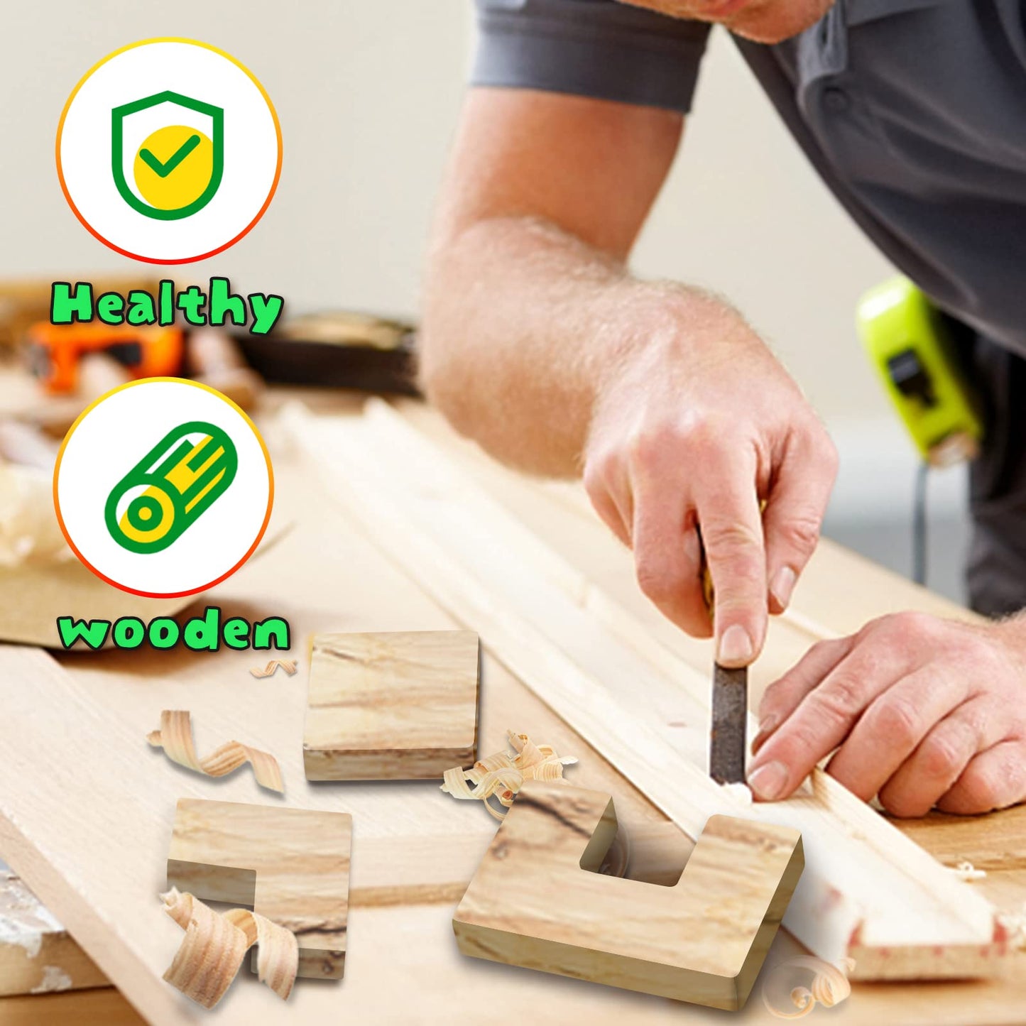 FFTROC Wooden Puzzles for Kids 4-8, 3D Russian Blocks, STEM Brain Teaser Toys, Educational Gift for Toddlers, Model WSTT698-TMM