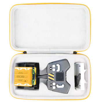 khanka Hard Carrying Case Replacement for Really Rad Robots - Mibro Gold - Plays, Talks, and Pranks (Gold Zipper)