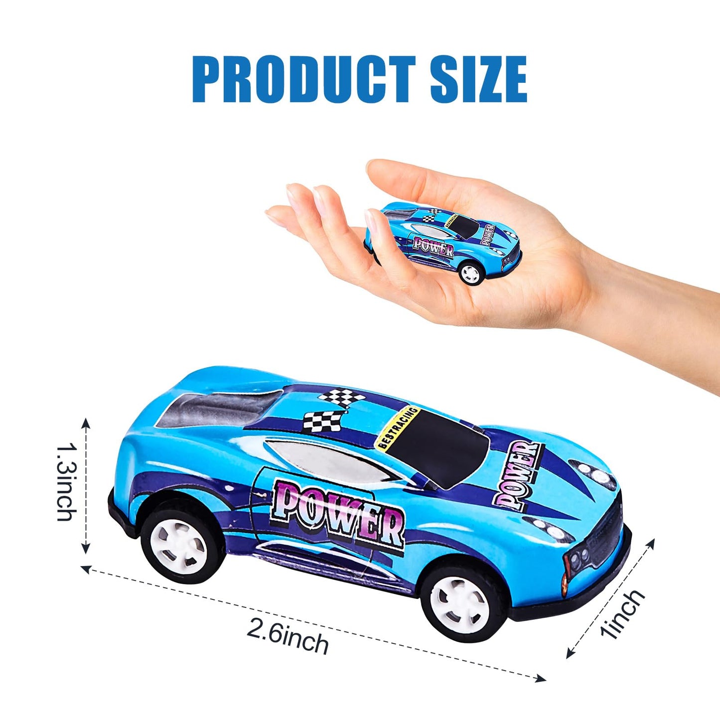 ZHFUYS 36PCS Metal Pull Back Cars Toy for Kids, Toy Cars for Kids Ages 3-8, Race Cars Party Favors for Toddler Toys, Party Favor