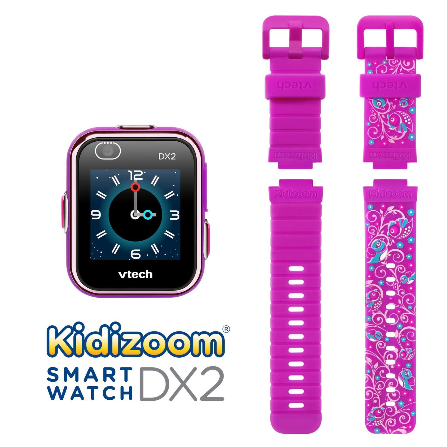Vtech Kidizoom Smartwatch Dx2, Special Edition Skateboard Swoosh With Bonus Royal Blue Wristband