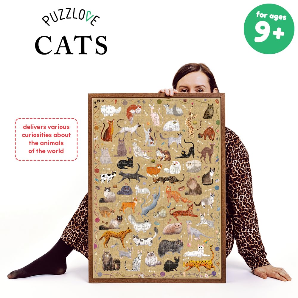 Puzzlove Cats (500 Pcs) 9+ Floor Puzzle