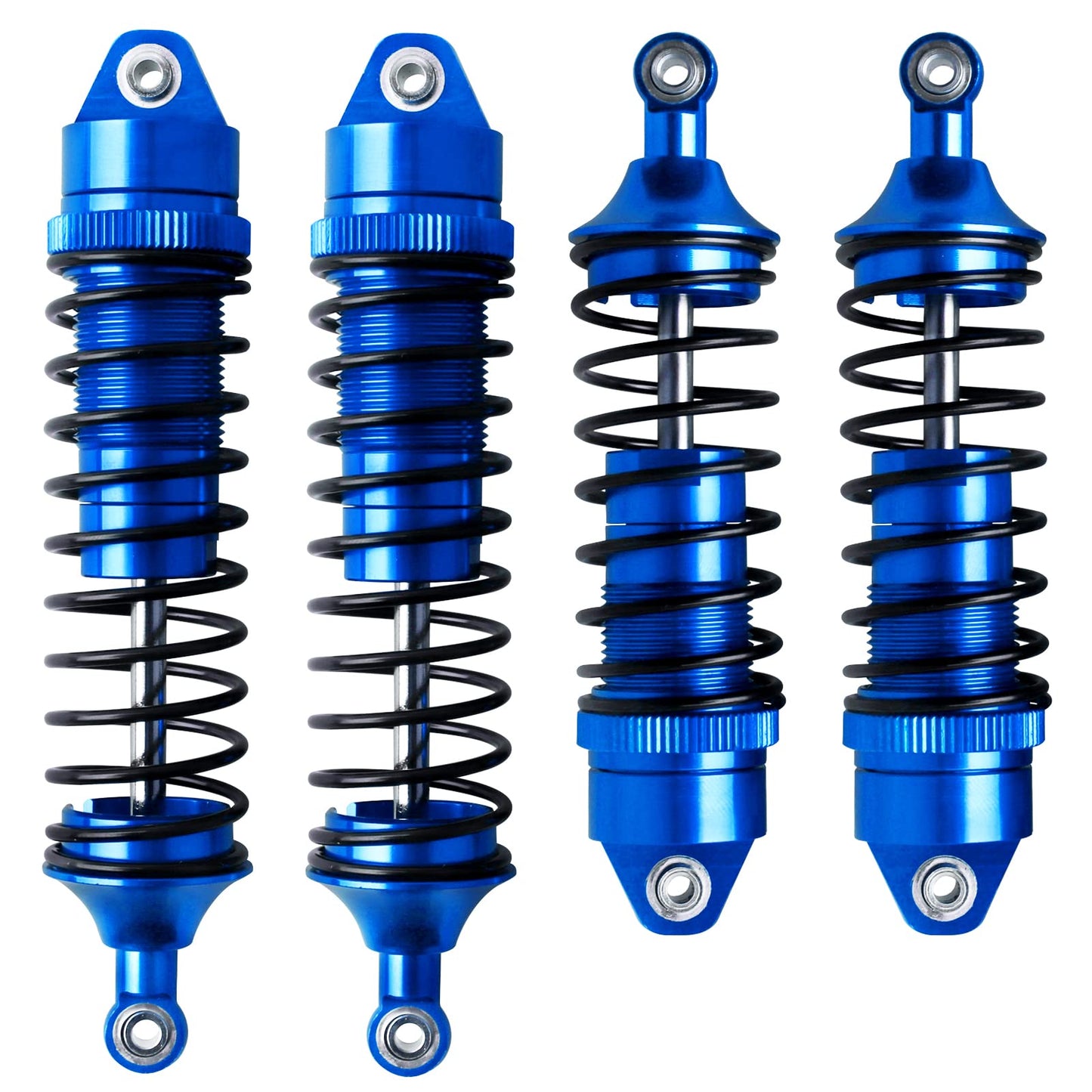 Hobbyfire All Metal Aluminum RC Shocks Absorber Damper Upgrades Parts for 1/10 Traxxas Slash 4X4 Rustler VXL 4X4 Stampede 4X4 Ho