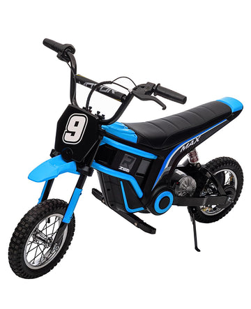 Electric Dirt Bike For Kids 8-12, 24V 350W Electric Motorcycle-Up To 14.29Mph, 2-Speed Modes, Kids Ride On Dirtbike, Gift For Ki