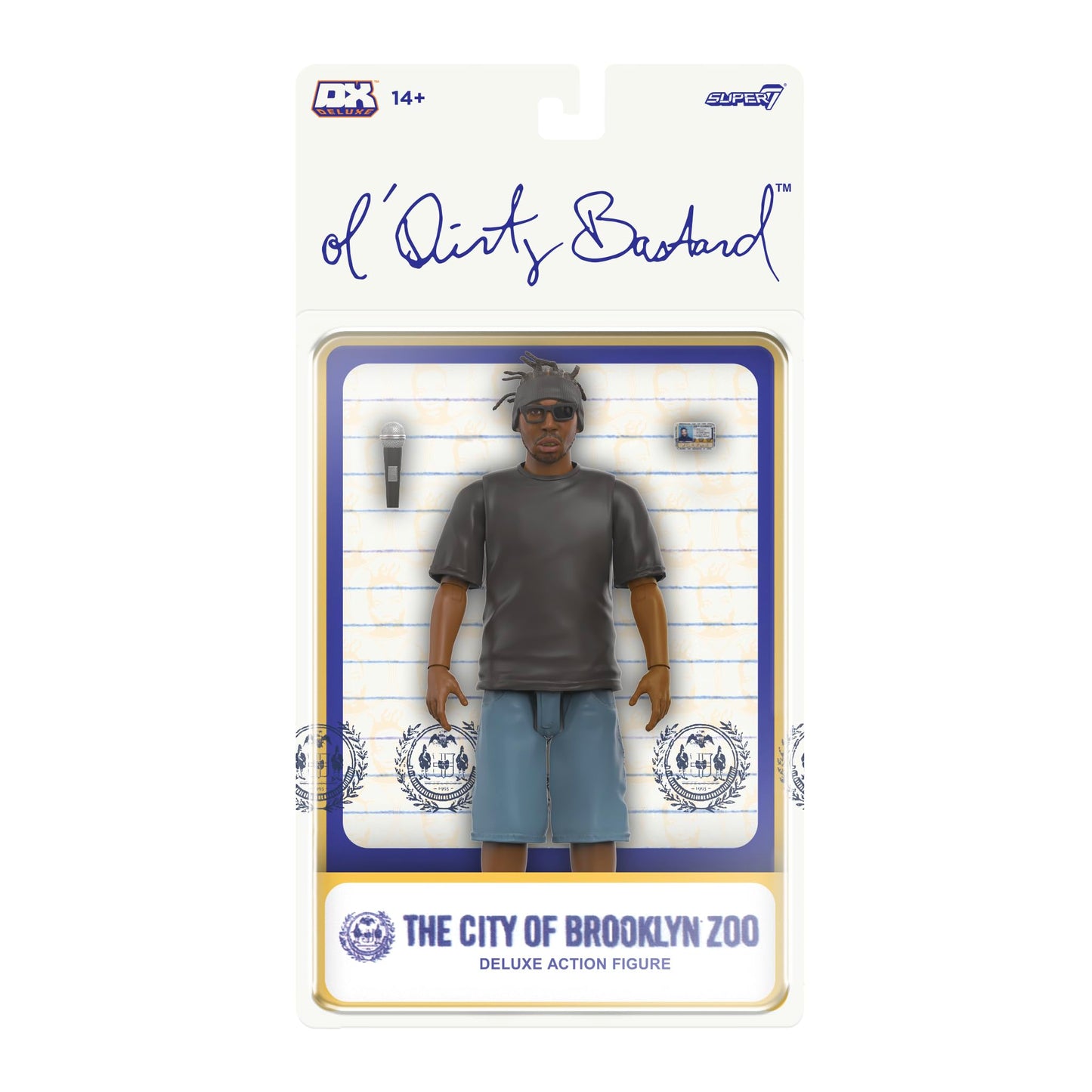 Super7 Odb Deluxe (Return To The 36 Chambers) - 7' Odb Action Figure With Accessories Hip Hop Collectibles And Retro Toys