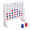 GoSports enhanced 4 in a Row Game - Choose Between Classic White or Dark Stain - 1 Foot Width - with Connect Coins Portable Case and Rules