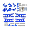 GTHELE Aluminum Front&Rear Suspension A Arms Steering Blocks Stub Axle Carriers for 1/10 ECX 2WD Series RC Car Upgrade Parts-Rep