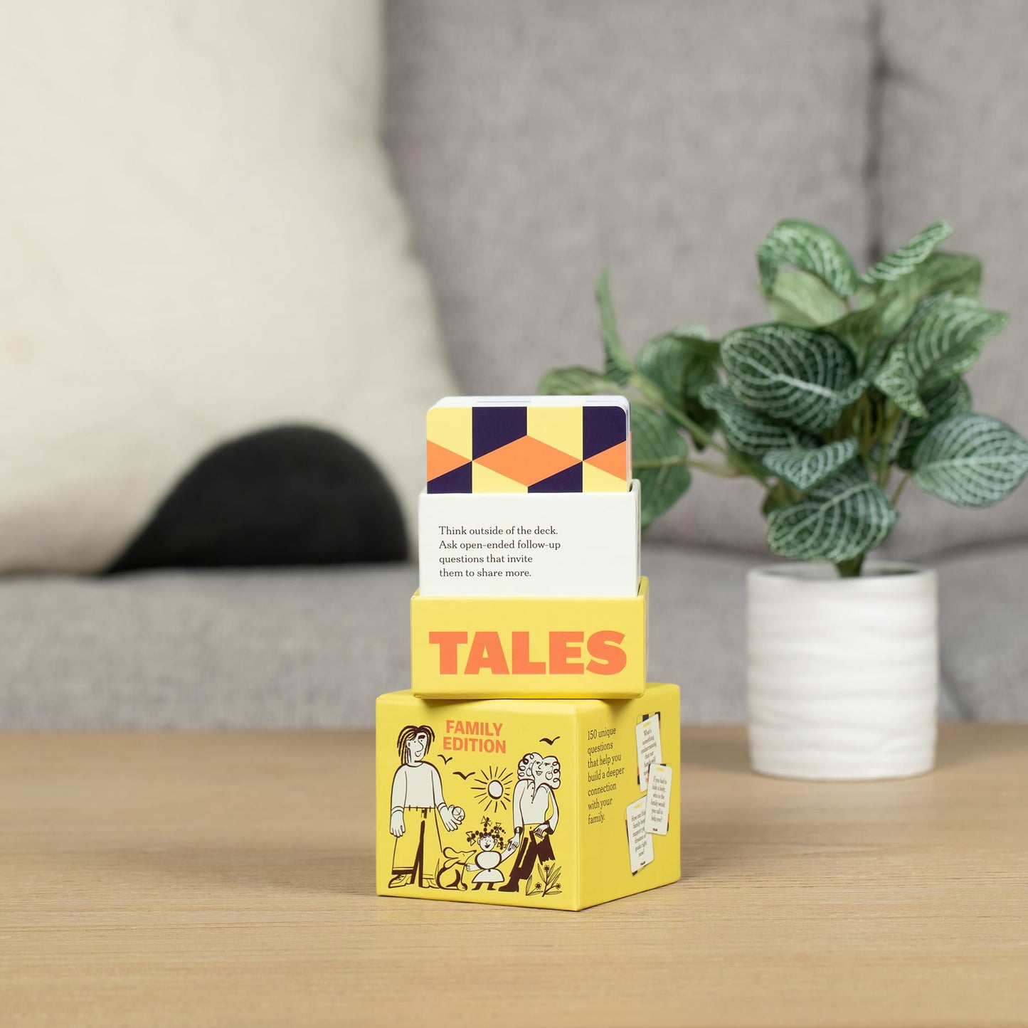 Tales Conversation Starter Cards, Family Edition, Perfect For Family Games For Adults, Family Dinners, Game Nights, Gifts, Holid