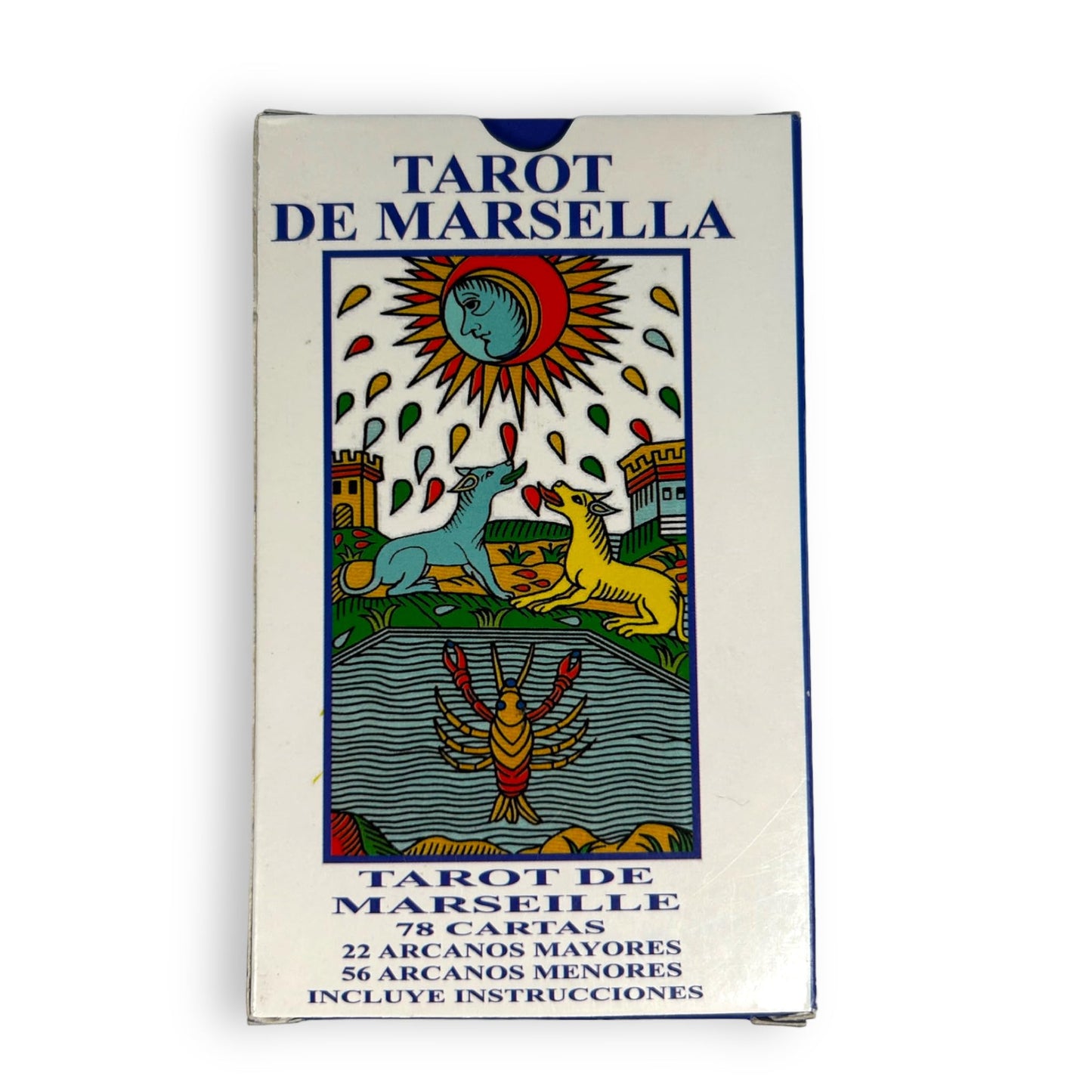 Tarot De Marsella En Espaol - Baraja De Cartas Del Tarot Para Principiantes - Marseille Tarot - Deck De Adivinaci N