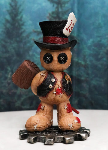 Ebros Day Of The Dead Pinheadz Monster With Voodoo Stitches Figurine Halloween Collectible Toy Statue Fantasy Mythical Beings Undead Apocalypse Horror Icon (Mallet Max)