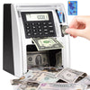 2025 Upgraded Atm Piggy Bank For Real Money, Talking Atm Bank For Kids, Money Bank With Card, Password, Coin Recognition, Bill F