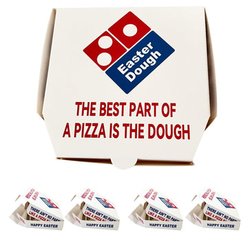 4 Pack Easter Basket Stuffers, Money Box For Cash Gift For Kids Teens, Money Holder, Gift Card Holder, Mini Pizza Box Easter Dou