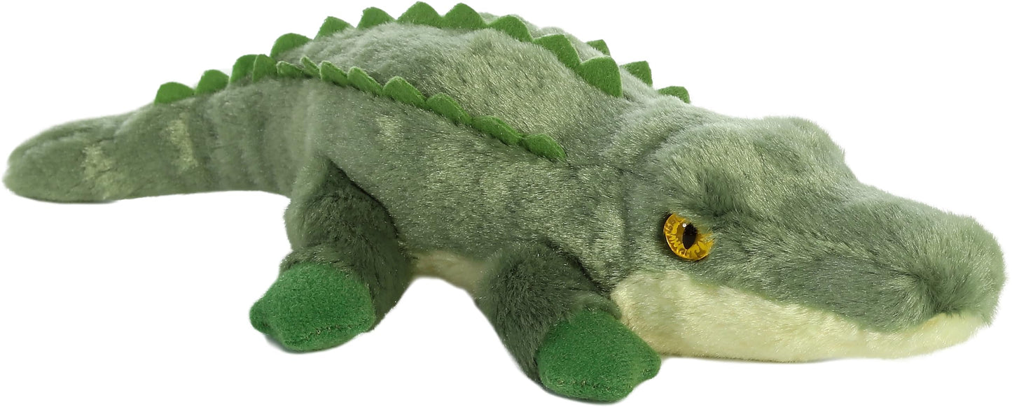 Aurora® Adorable Mini Flopsie™ Swampy™ Stuffed Animal - Playful Ease - Timeless Companions - Green 8 Inches