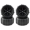 Gdool 1:14 Paddles Buggy Tires Hex 12Mm Wheels For Snow Sand 1:14 14301 14302 H14Mk Jc14Ep Hp141S Hp141 14209 14210 Rc Car(4 Pie