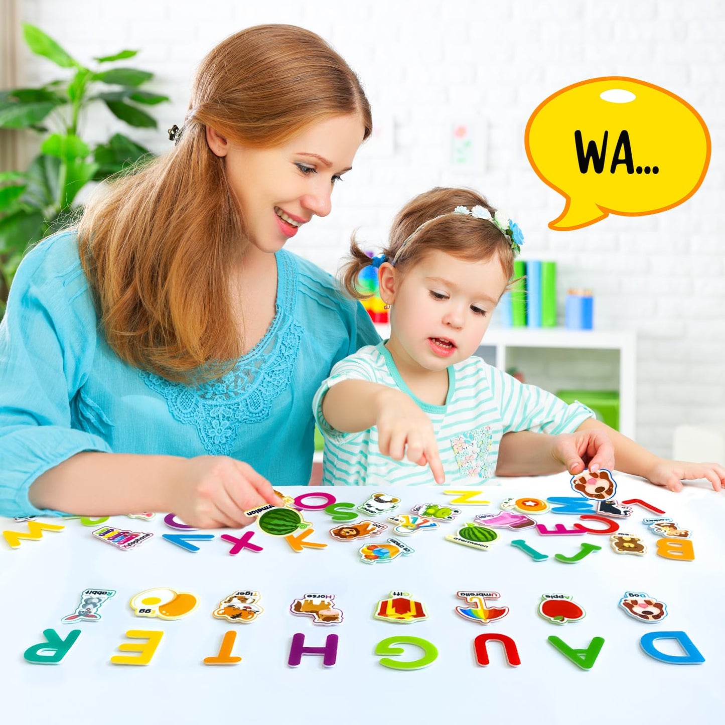 PENGFULL Felt Learning Letters,Learning Numbers,75 Felt Board Pieces for Felt Flannel Board,Alphabet ABC Learning for Toddlers f