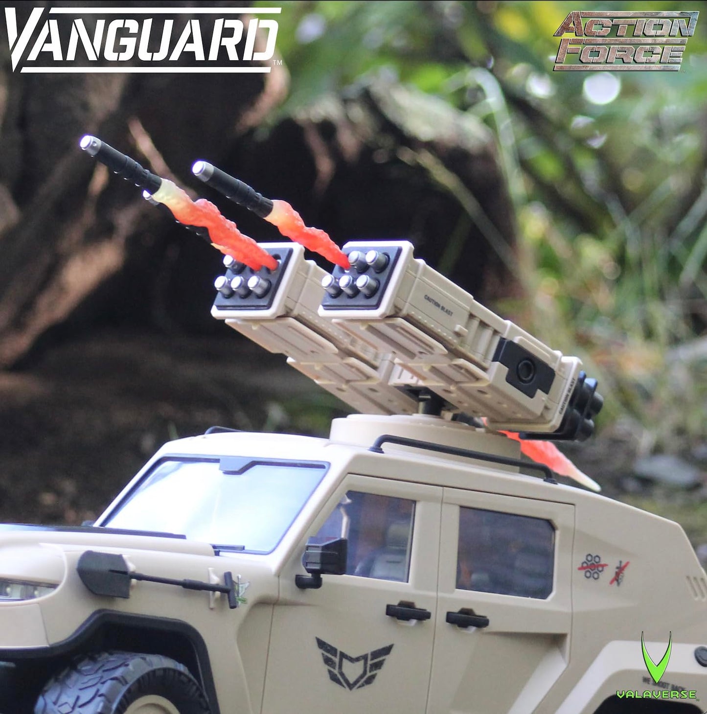 Action Force Valaverse Vanguard Vehicle Desert Muddy Tan (Missle Launcher)