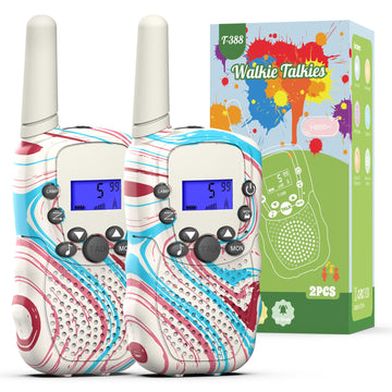 Selieve Walkie Talkie For Kids Toys For 3-12 Year Old Girls & Boys, Kids Walkie Talkies 2 Pack With 22 Channels, Led Flashlight
