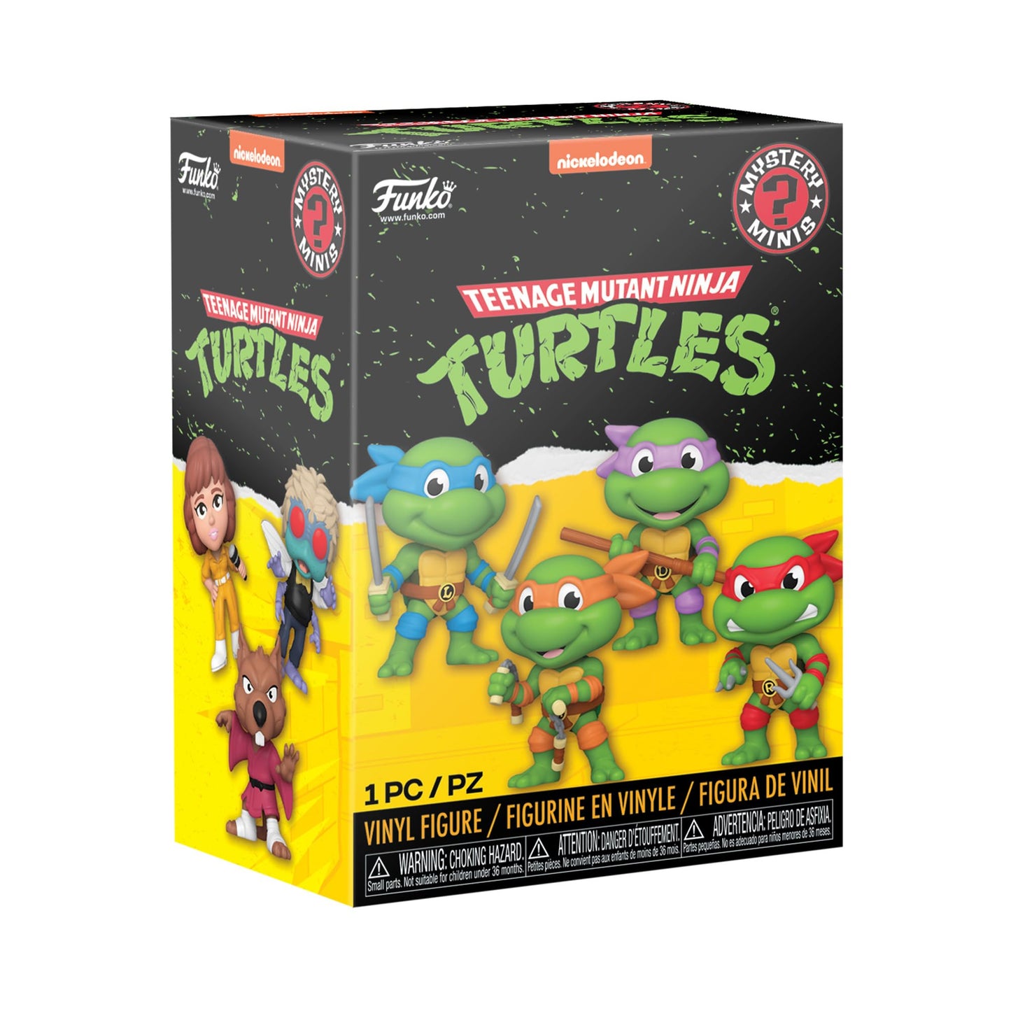 Funko Mystery Mini - Teenage Mutant Ninja Turtles (TMNT) - 1 of 12 to Collect - Styles Vary - Collectable Vinyl Figure - Gift Id