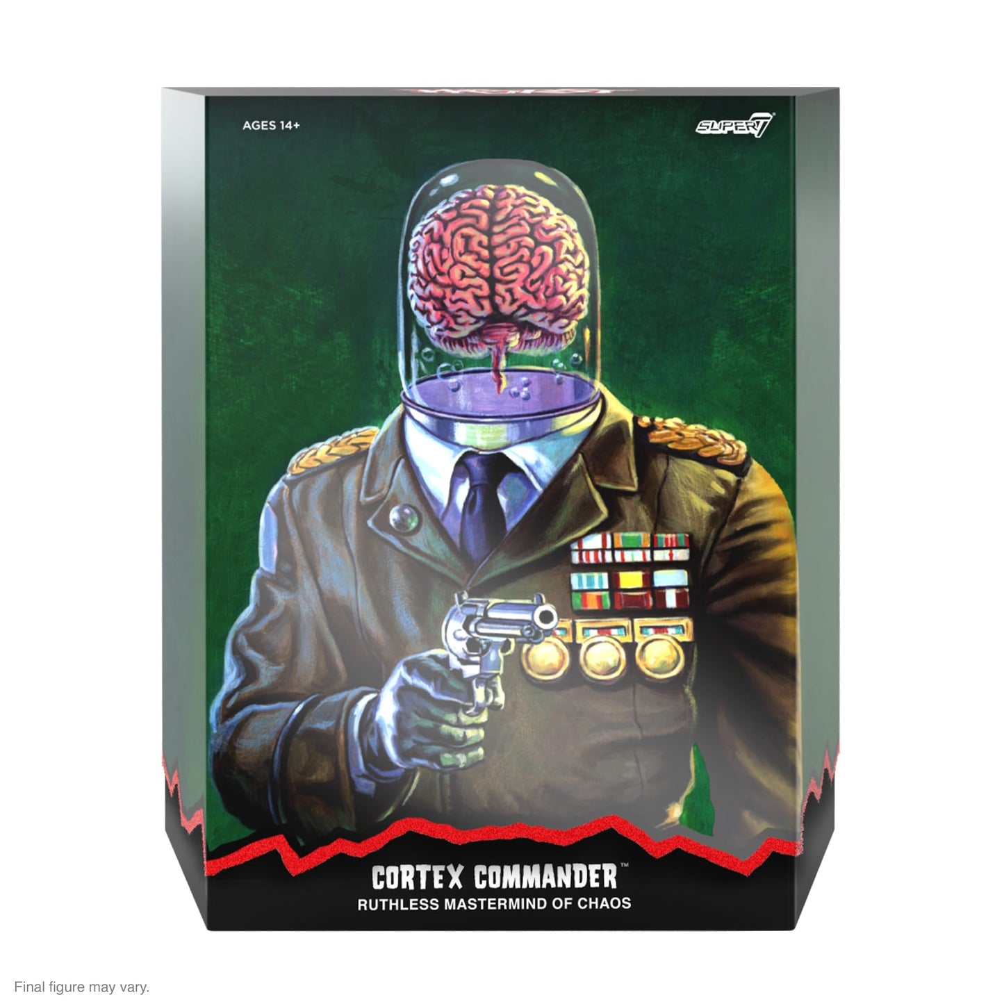 Super7 Ultimates! The Worst Cortex Commander - 7'' The Worst Action Figure With Accessories Collectibles And Retro Toys
