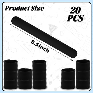 YSBJKWCF 20PCS Silicone Slap Bracelets for Kids - Bulk DIY Craft Project Party Favors, Customizable Snap Bands for Birthdays, Ha