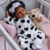 BABESIDE Lifelike Reborn Baby Dolls Black Girl - 20 Inch Soft Feeling Realistic-Newborn Baby Dolls Cute Real Life Baby Doll with